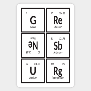 Greensburg City | Periodic Table Sticker